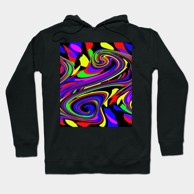 Twister Rectangle Hoodie by The Black Panther